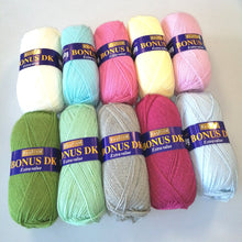 Load image into Gallery viewer, Sweet Blossom Blanket CAL yarn pack: (Hayfield Bonus DK)