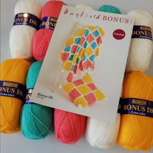 Load image into Gallery viewer, Hayfield Bonus DK Crochet Blanket Kit Design No. 10120