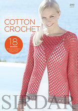 Load image into Gallery viewer, Sirdar Cotton Crochet Book 499