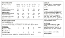 Load image into Gallery viewer, King Cole Pattern 6038
