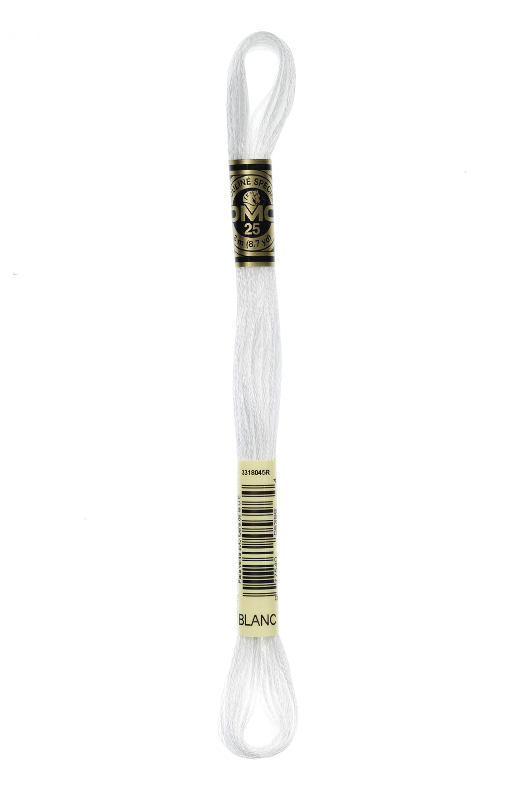 DMC Stranded Cotton Thread:  BLANC