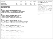 Load image into Gallery viewer, King Cole Pattern 3700
