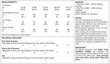 Load image into Gallery viewer, King Cole Pattern 4281

