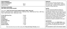 Load image into Gallery viewer, King Cole Pattern 4617

