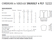 Load image into Gallery viewer, Sirdar Pattern 5222
