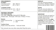 Load image into Gallery viewer, King Cole Pattern 5733
