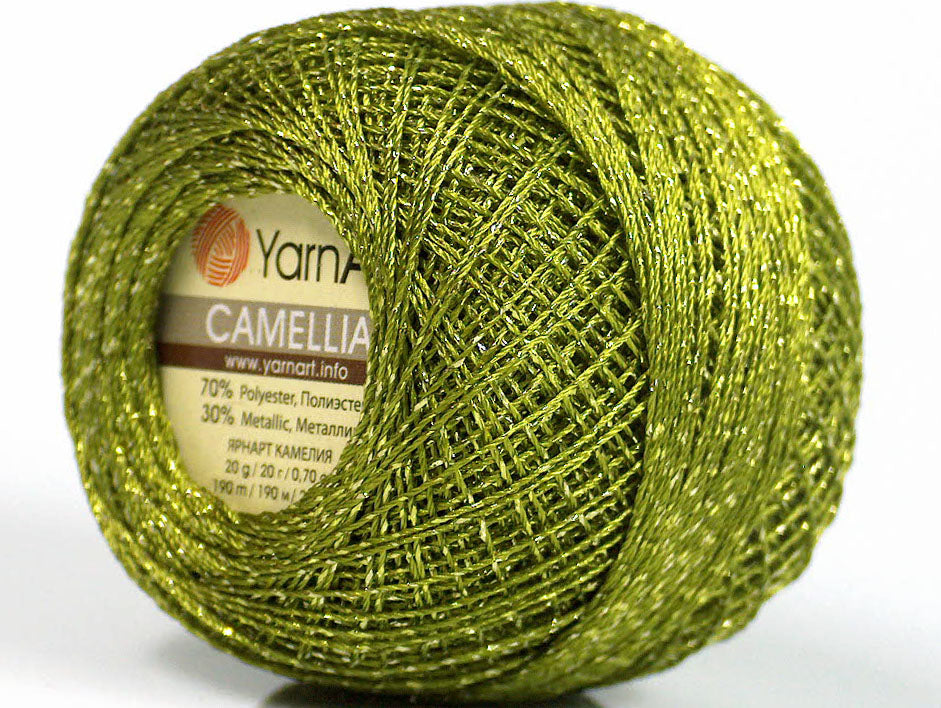 Camellia Fine Crochet Thread:  Green
