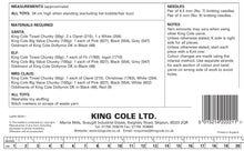 Load image into Gallery viewer, King Cole Pattern 9029
