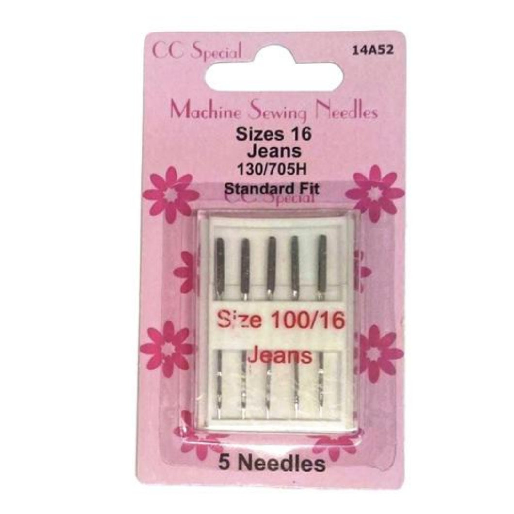 Machine Sewing needles (Sizes 16: Jeans)