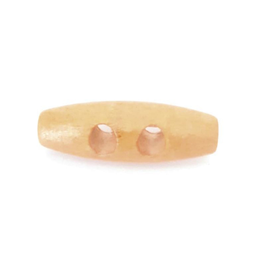 Large Natural Wooden 2-Hole Toggle Button (50mm)
