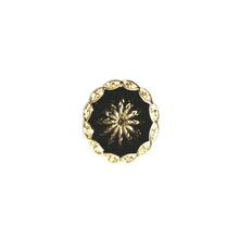 Load image into Gallery viewer, Gold/Black Round Button (20mm)
