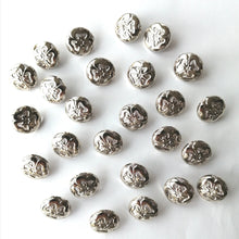 Load image into Gallery viewer, Round Silver Button -  (20mm/18mm)
