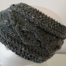 Load image into Gallery viewer, Hand-Knit Aran Ear Warmer
