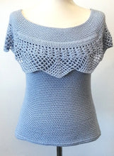 Load image into Gallery viewer, Cotton Silk Crochet Top
