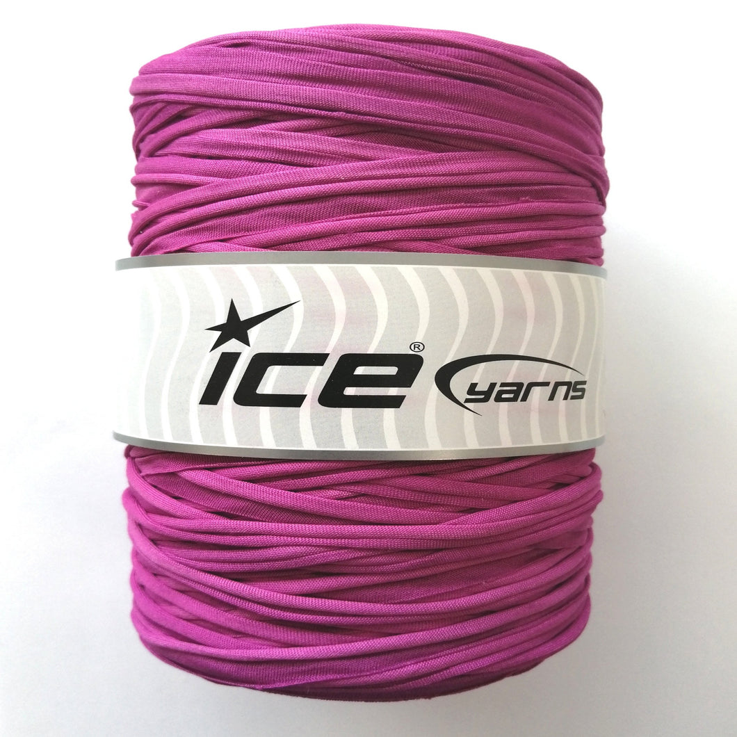 Upcycled Fabric yarn:  Fuchsia Pink
