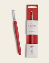 Load image into Gallery viewer, Sirdar Soft-touch handled aluminium Crochet Hook:  (4.00mm/4.50mm/5.00mm)
