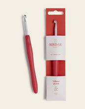 Load image into Gallery viewer, Sirdar Soft-touch handled aluminium Crochet Hook:  (4.00mm/4.50mm/5.00mm)

