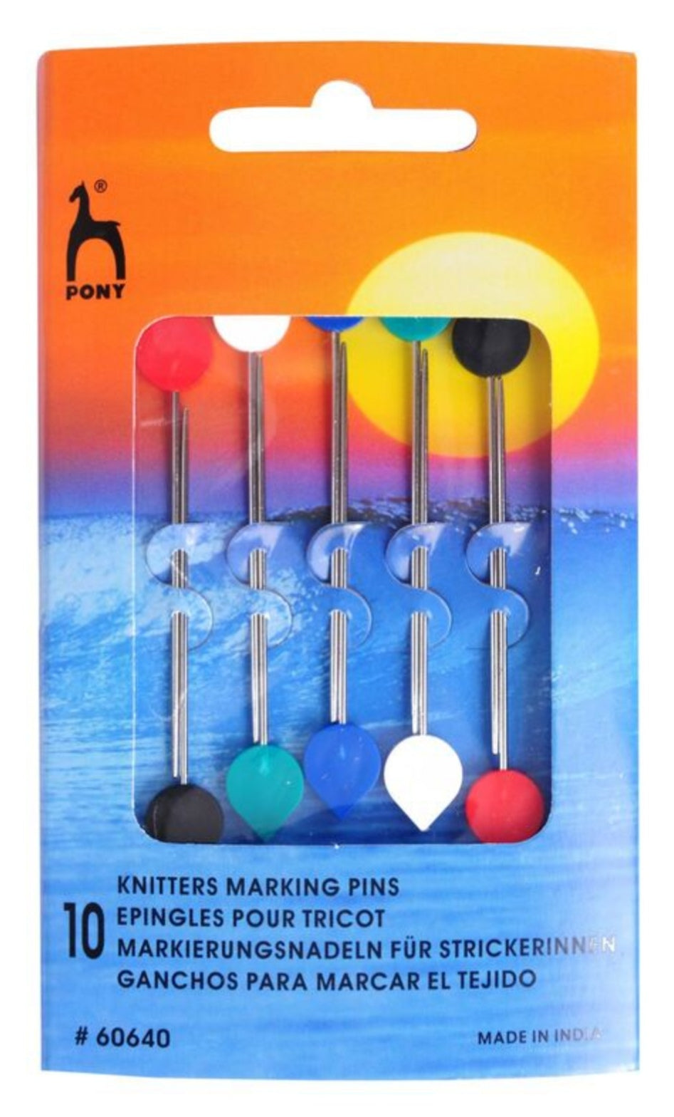 Pony Knitting Marking Pins