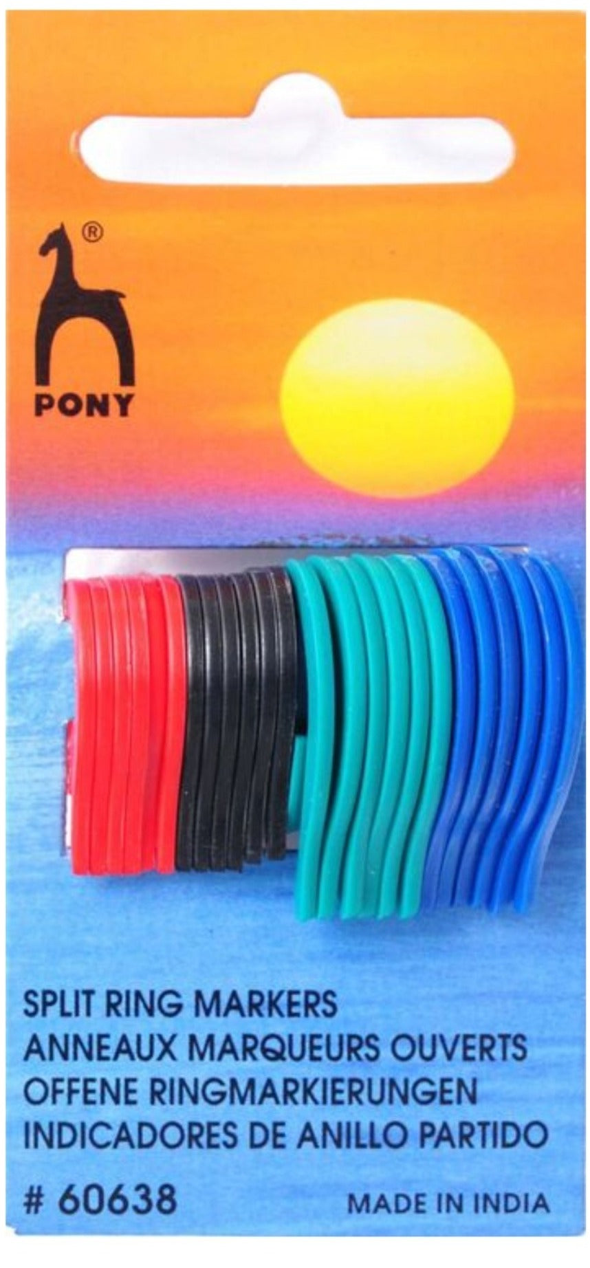 Pony Flat Split ring Stitch markers