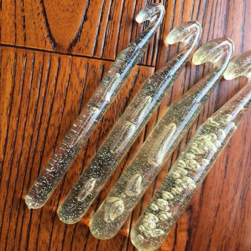 Crystal Crochet Hook Set: - (12mm/15mm/18mm/20mm)