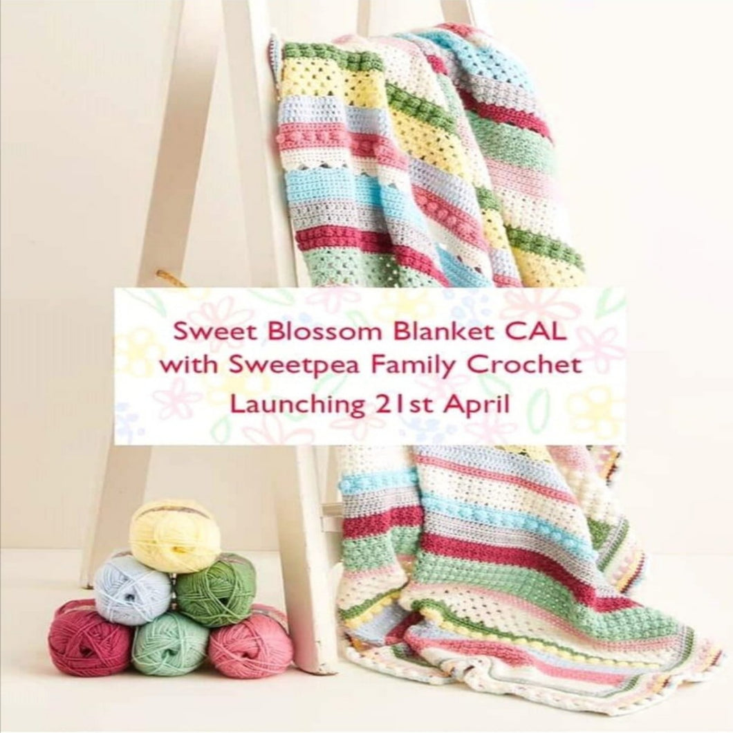 Sweet Blossom Blanket CAL yarn pack: Hayfield Bonus DK (Alternative colour combination)