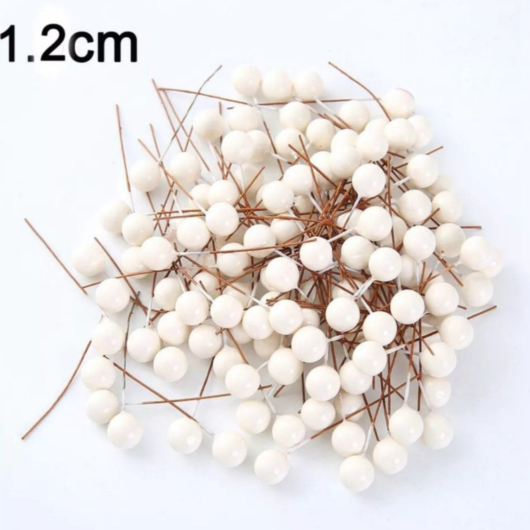Mini Artificial Berries - 24pk (Pearlescent)