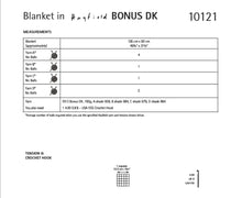 Load image into Gallery viewer, Hayfield Bonus DK Crochet Blanket Kit Design No. 10121
