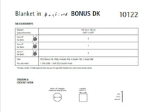 Load image into Gallery viewer, Hayfield Bonus DK Crochet Blanket Kit Design No. 10122
