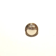 Load image into Gallery viewer, Gold/White Round Button - (20mm)
