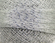 Load image into Gallery viewer, Camellia Fine Crochet Thread:  White/Silver
