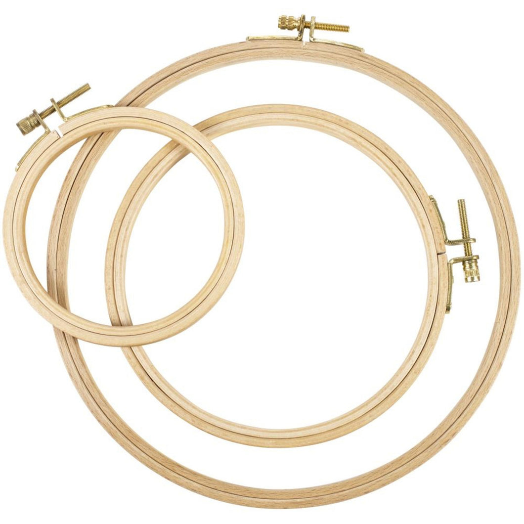 Wooden Embroidery Hoop: (Various Sizes)