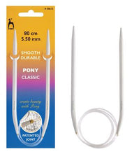Load image into Gallery viewer, Pony Circular Knitting Needle - (4.00mm/5.00mm &amp; 5.50mm) - 80cm (32in)
